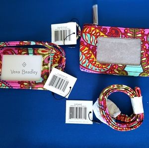 Vera Bradley Resort Medallion Zip ID Case